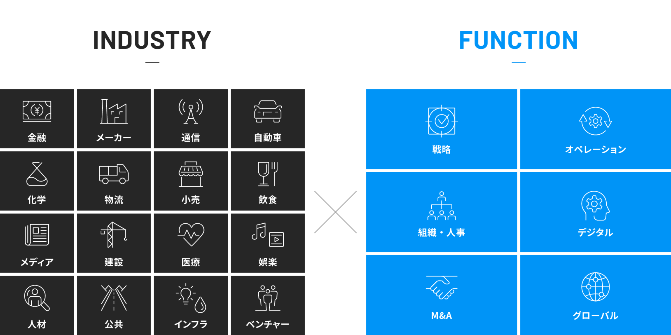 INDUSTRY X FUNCTION