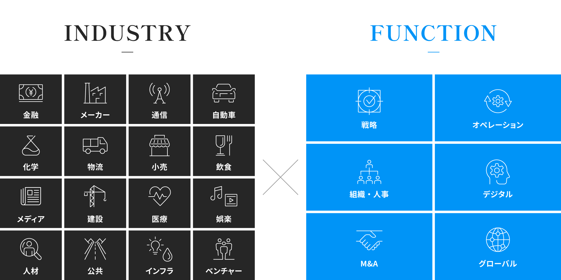 INDUSTRY X FUNCTION