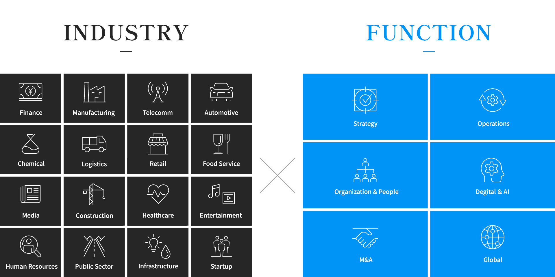 INDUSTRY X FUNCTION